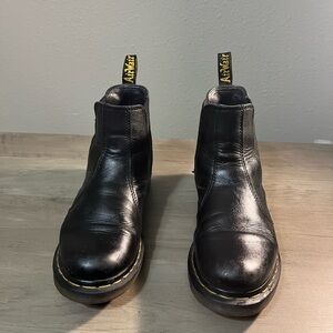 Dr Martens Black Leather Soft Combat Boots